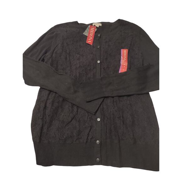 Merona Black Women's Cardigan Sweater - Picture 1 of 5